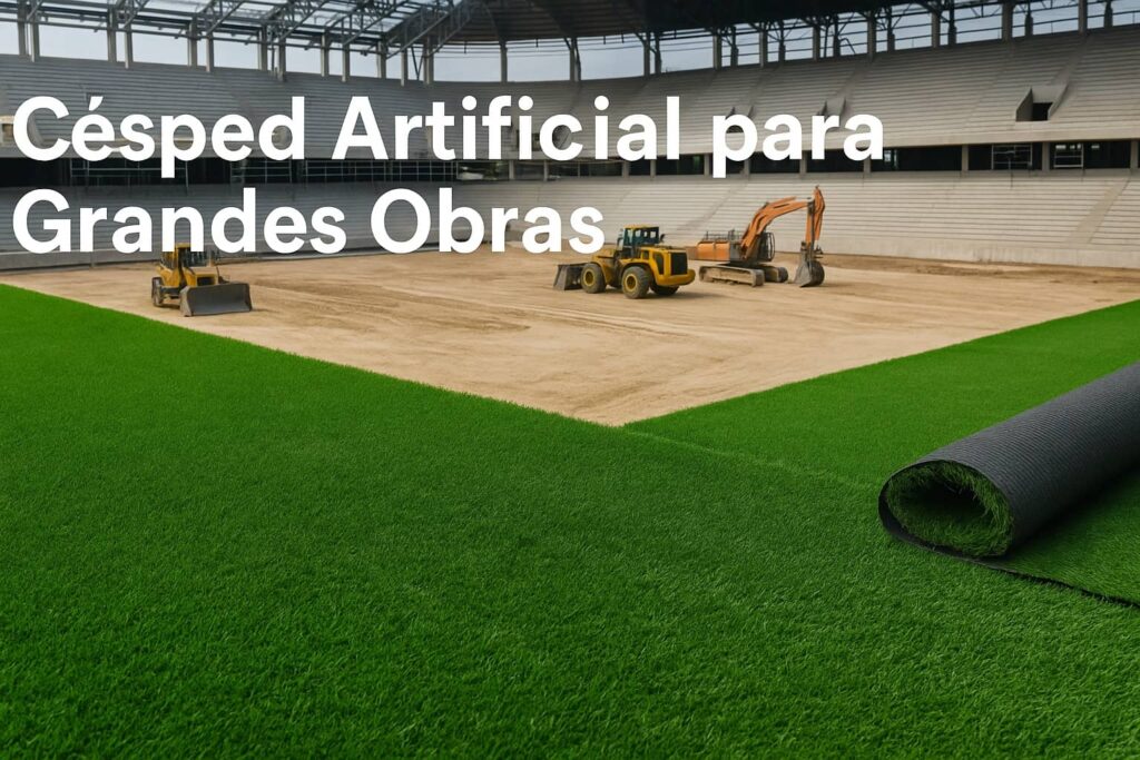 Césped Artificial para Grandes Obras